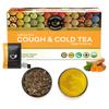 TEACURRY Cough Tea (1 Month Pack, 30 Tea Bags) - Helps with Sore Throat, Congestion, Runny Nose - Cough and Cold Tea | 100% Natural Ingredi