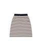 Seutyudioaenpaleukeu Multi Stripe Jersey Skirt_Navy