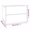 VidaXL Bedside Table Sonoma Grey 40x30x30 Cm Engineered Wood815413