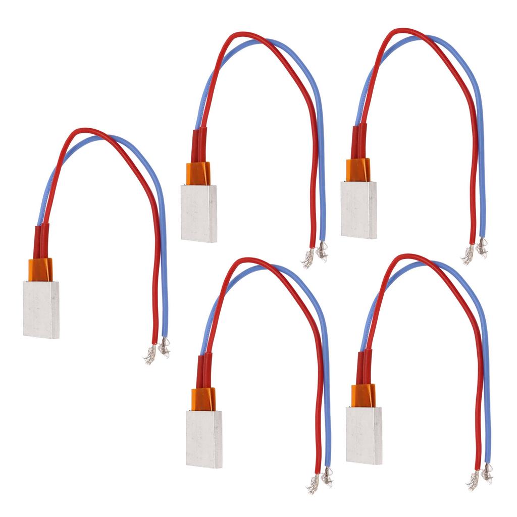 5 st PTC Värmeplatta Konstant Temperatur Snabb Uppvärmning Hög Säkerhet 25x21x5mm 200 celsius Termostatvärmare för