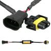 New 1 Set LED H8/H9/11 Headlight Canbus Wiring Decoder Adapter Replacement Accessories Error Free Anti Flicker Resistor Decoder