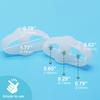 SUEFOR Gel Big Toe Bunion Guards & Toe Spreaders Bunion Pads- Big Toe Separator Cushion Straightener-Gel Toe Spacers, Protectors, Correctors-Non To