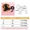 Small Dog Harness Leash Set Cute Traction Bracelet Medium Cat Collar Suit Soft Puppy Vest Harness Adjustable Pet Accessories