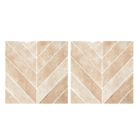 2 Pcs Wall Tile Stickers, Peel And Stick Backsplash, Self Adhesive Waterproof Kitchen Wall Tile Decals for Kitchen, Bathroom, Walls, Floors