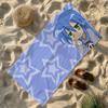 Anime Kawaii L-Lucky Star Cute Towel Soft Lightweight Anti-Sand Large Beach Towel Quick-Drying Bath Sports Family