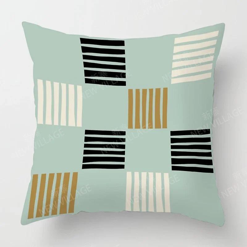 Nordic Fall Home Decor Autumn Throw Pillow Case Sofa Cushion Cover Modern