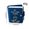 Holy Card Holder with 20 Sleeves Portable Carrying Case Booklet Holy Card Holder Book Organizer Case for Church Personal Prayer