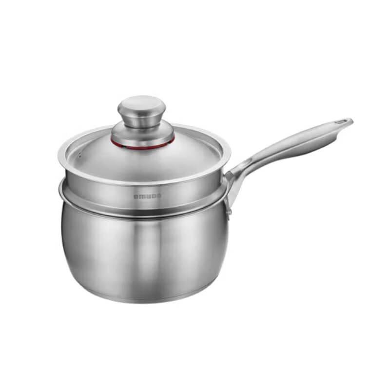 Oumeida 304 Stainless Steel Milk Pot with Steamer