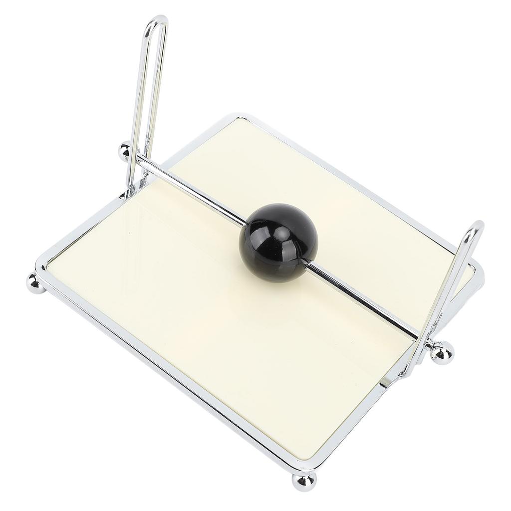 Serviettenhalter für Tisch Quadratischer Servietten-Spender mit zentraler Kugelstange für Küche Restaurant Bauernhaus Außen Abendessen