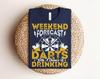 Funny Darts & Drinks Weekend T-Shirt: Pub Game Tee