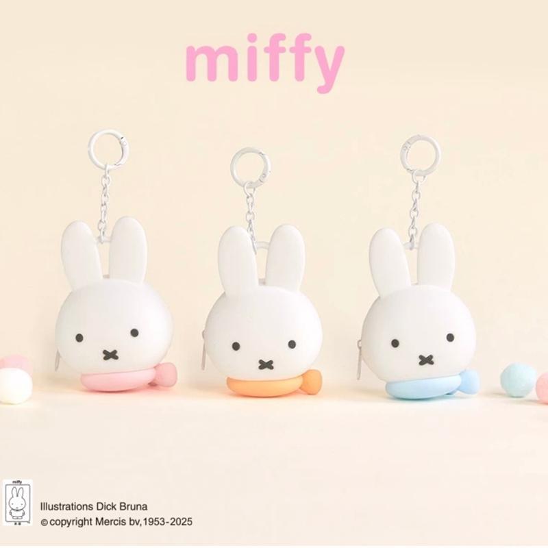  Original Miffy Silicone Earphone Bag Series Blind Box Anime Character Dolls Collect Decoration Holiday Toys Gifts