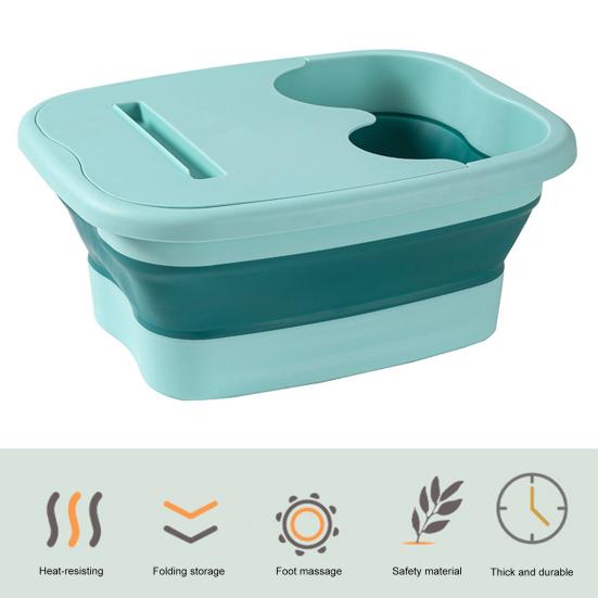 Skládací bazénová vanička na nohy Bazén Skládací umyvadlo na nohy Přenosné příslušenství k oplachování nohou