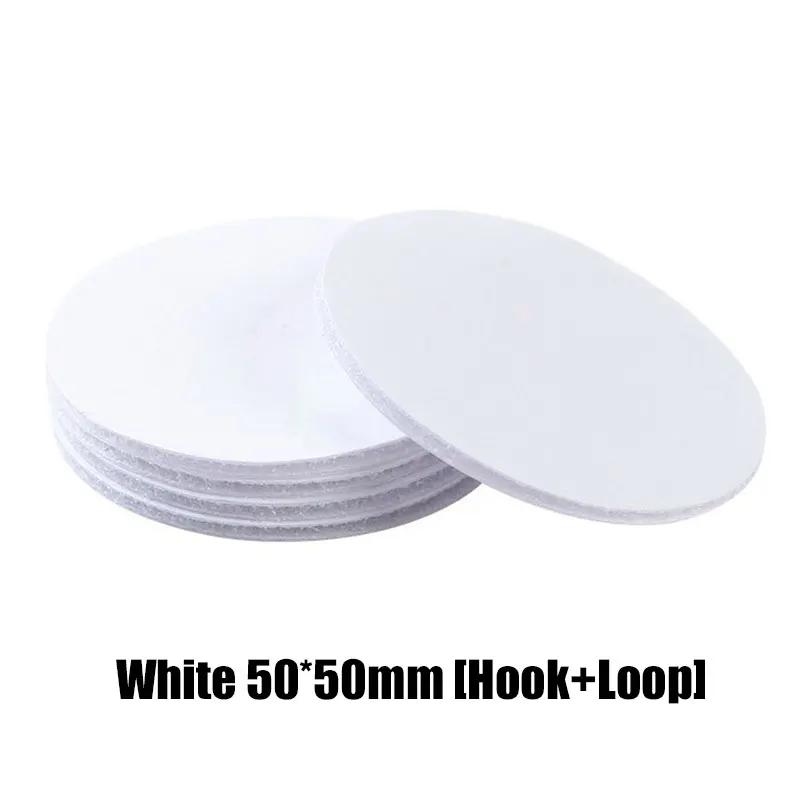 5-30Pcs Self Adhesive Hook and Loop Fastener Tape Round Dot 50/60mm Nylon Fixed For Bed Sheet Sofa Mat Carpet Anti Slip Stickers