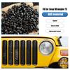Car Front Hood Grille Ring Cover Protective Sticker For Jeep Wrangler TJ 1997-2006 Car Exterior Accessories 