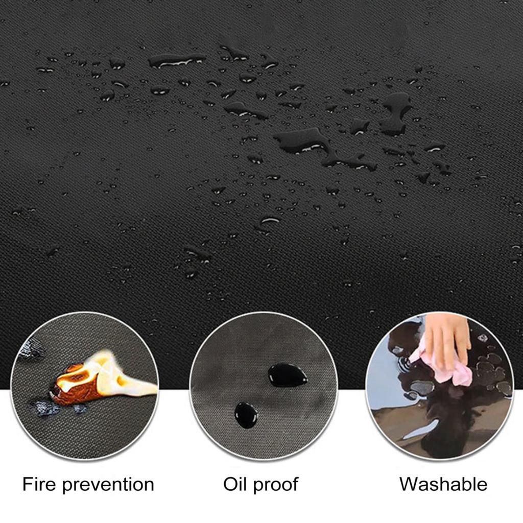 Tepelný štít pro gril, ohnivzdorný tepelně izolační kryt, rohož na gril BBQ, olejotěsný ochranný kryt na zeď grilu, laminátová stěna na balkon, zástěna na soukromí, grilovací podložka