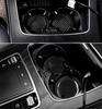 2Pcs Carbon Fiber PVC Car Cup Holder Pad Water Cup Slot Anti-slip Mat Universal