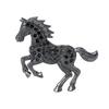 Luxury Zodiac Animal Lapel Pins Classic Metal Badge Pin Rhinestone Horse Brooches  New Year Gifts