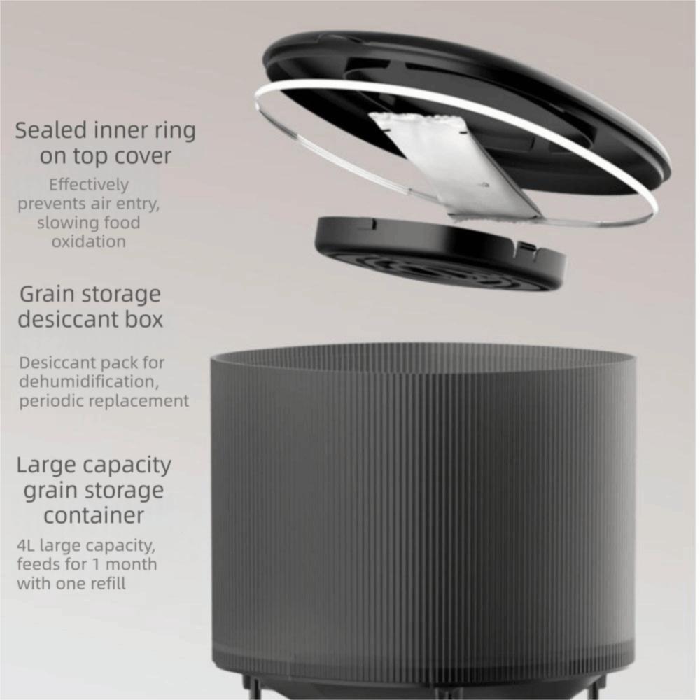 Large Capacity Smart Pet Feeder Voice Control Pet Intelligent Feeder Automatic Pet Feeder  Home Use