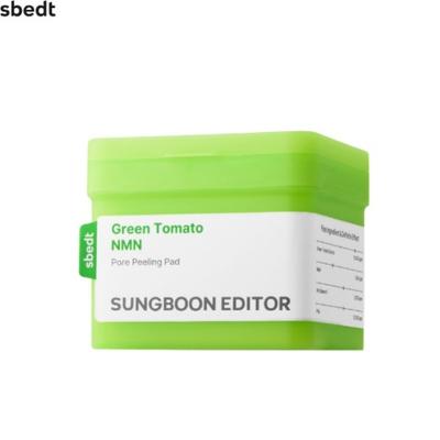 SUNGBOON EDITOR Green Tomato NMN Pore Peeling Pads 170ml/60pads