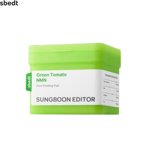 SUNGBOON EDITOR Green Tomato NMN Pore Peeling Pads 170ml/60pads