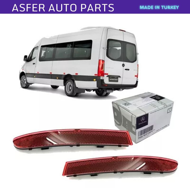 Bakre Støtfangerreflektor Venstre Høyre 2-delt Sett For Sprinter W907 2018-2024 Oem A9108204800 A9108204900
