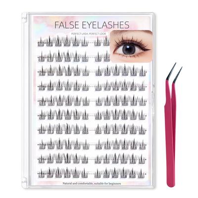 Pokolan Sunflower False Eyelashes - Upper Lashes, Partial Lashes, Long-lasting, 120 Bundles, DIY False Eyelashes, Large Capacity, Bundle Look, Easy
