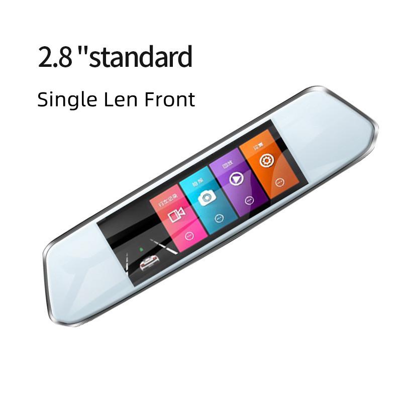 

2,8-дюймовый однообъективный передний/4,0-дюймовый двухобъективный передний и задний видеорегистратор с зеркалом заднего вида no SD card