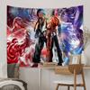 Anime TTekken Tapestry Art Printing Japanese Wall Tapestry Anime Wall Hanging Home Decor