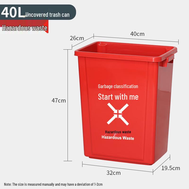 Household Plastic Waste Sorting Bin