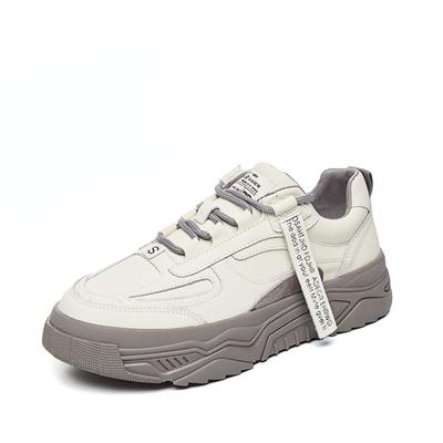 Genuine Leather Platform Sneakers Women White Shoes Zapatos Planos De Mujer 2024 Autumn Designer Brand Luxury Ladies Shoes New