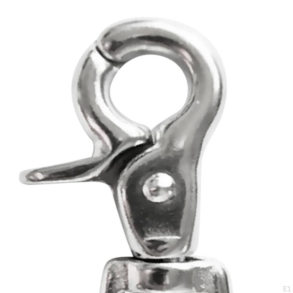 2x 65mm Metal Lobster Clasp Swivel Clip Hook for Straps Bags Belting Leathercraft Accessories