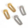 Elegant Layer Chain Tassels Drop Earrings Stainless Steel Portable Designs for Women Party Daily Wear