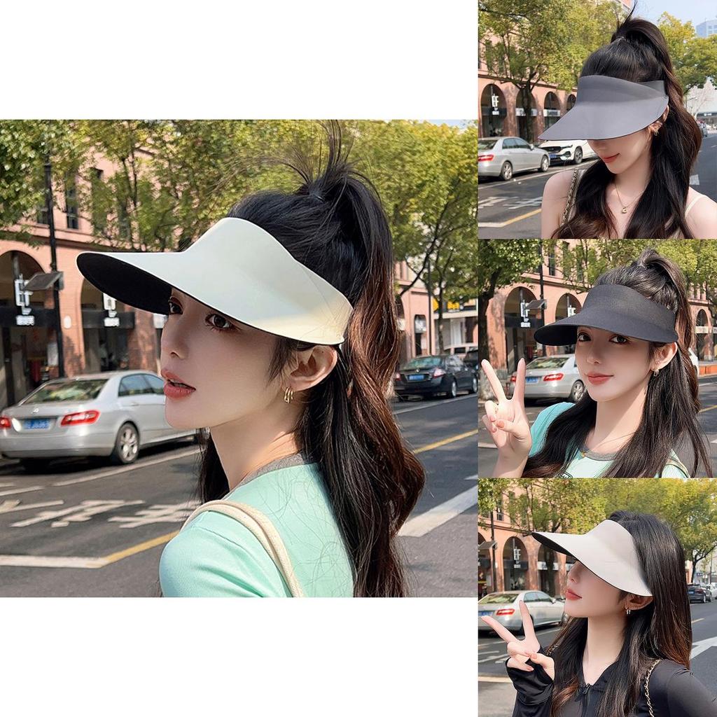 Summer Uv Sun Hat With Breathable Ice Silk Material And Large Brim For Womens Sun Protection And Style