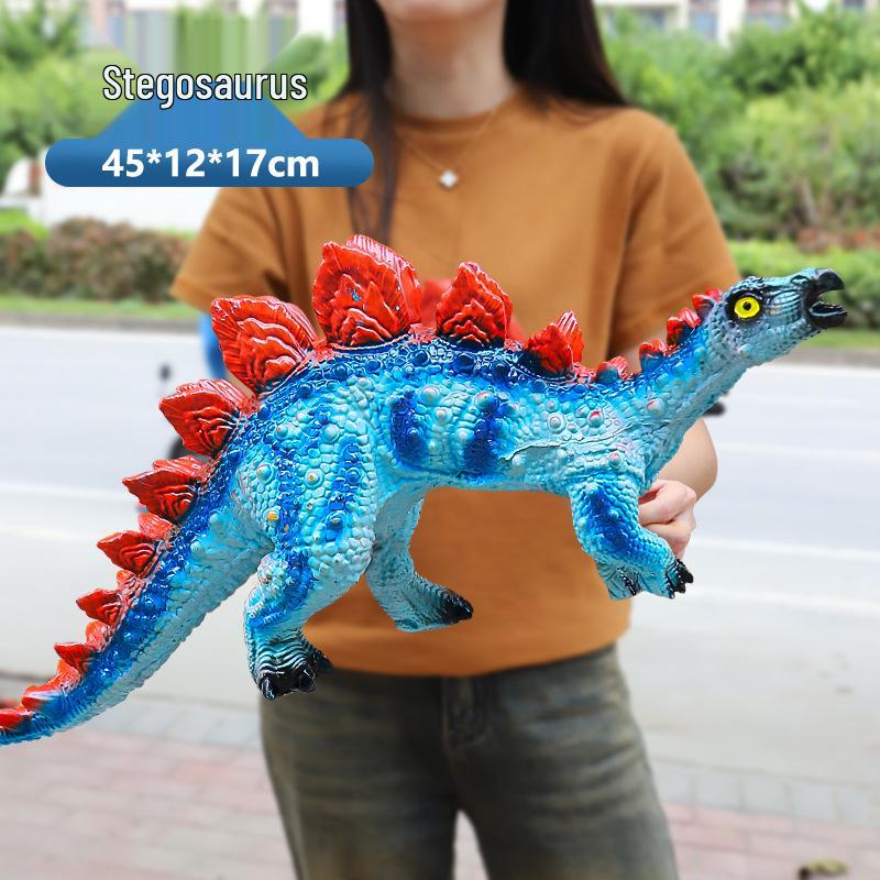 Large Soft Rubber Tyrannosaurus Rex Dinosaur Toy for Kids
