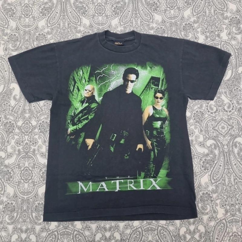 

Retro The Matrix Movie Tshirt for Summer New Casual Harajuku Style Tshirt Suitable for Both Unisex and Women S