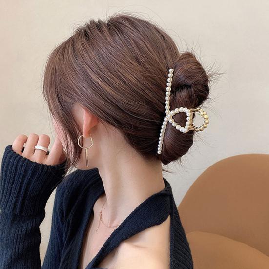 

Заколки для волос для женщин и девочек, элегантные заколки-краб из искусственного жемчуга в форме русалки/волнистые, нескользящие, фиксатор для волос, инструмент для укладки, модные аксессуары для волос 3