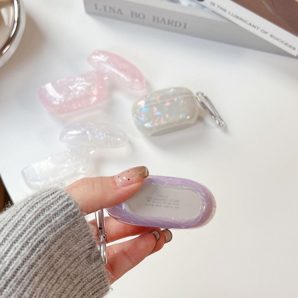 Hülle Kopfhörerhülle Kopfhörerhülle Niedlich Karabinerband Glitzer Stilvoll Niedlich WF-1000XM5 (Rosa)