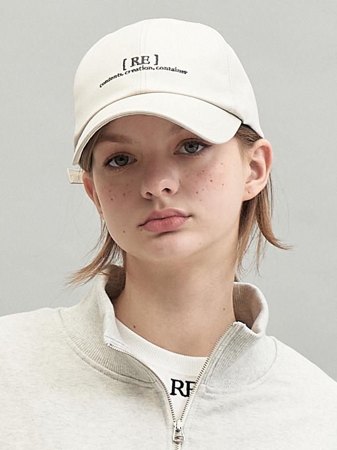 Lipeulleikeonteineo Re Braces Logo Cap (Beige)
