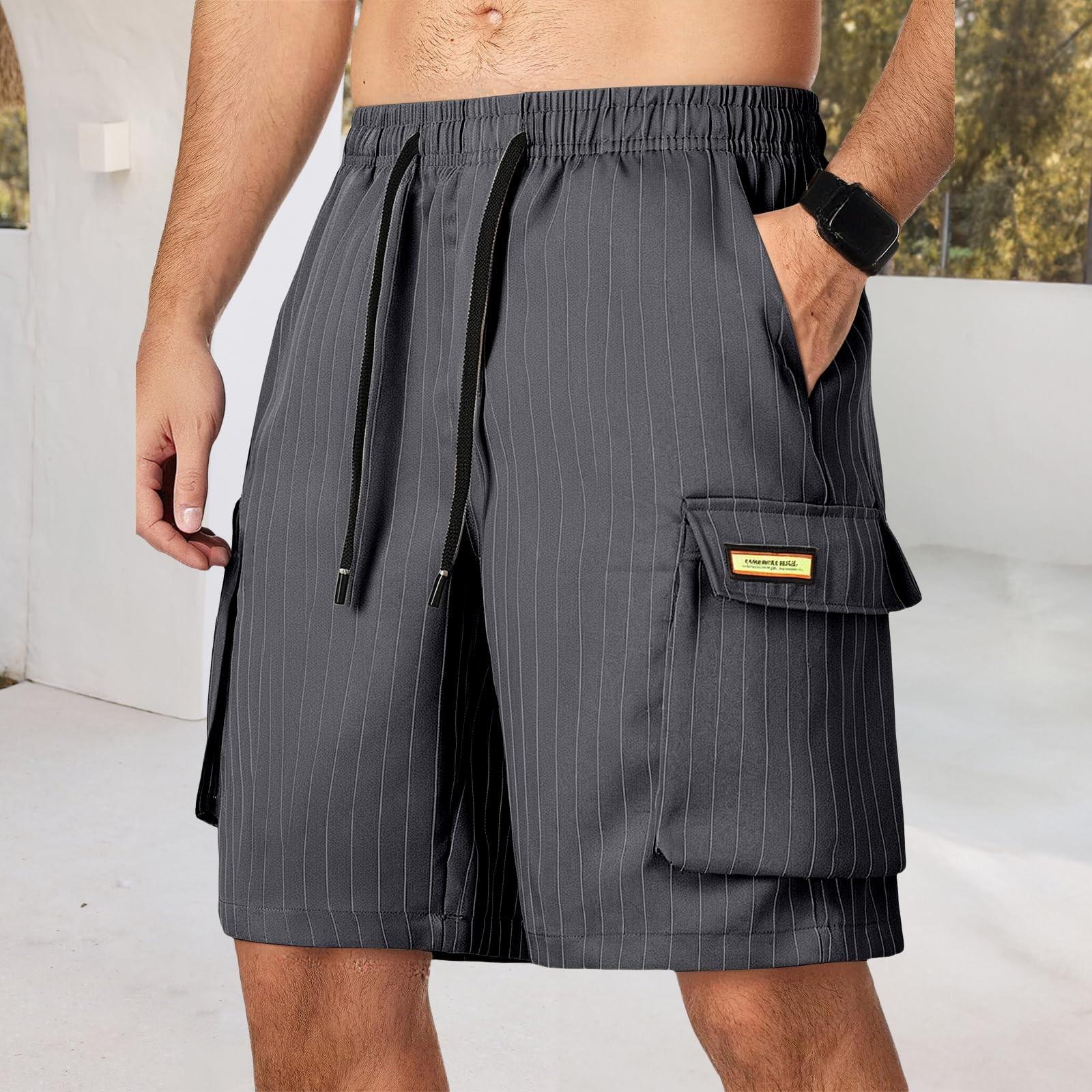 

Мужские спортивные штаны со шнуровкой, мужские шорты-карго, повседневные брюки M