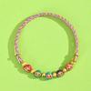 Dragon Boat Festival Tassel Pendant: Five-Color Pink Zongzi String with Gourd for Peace and Health