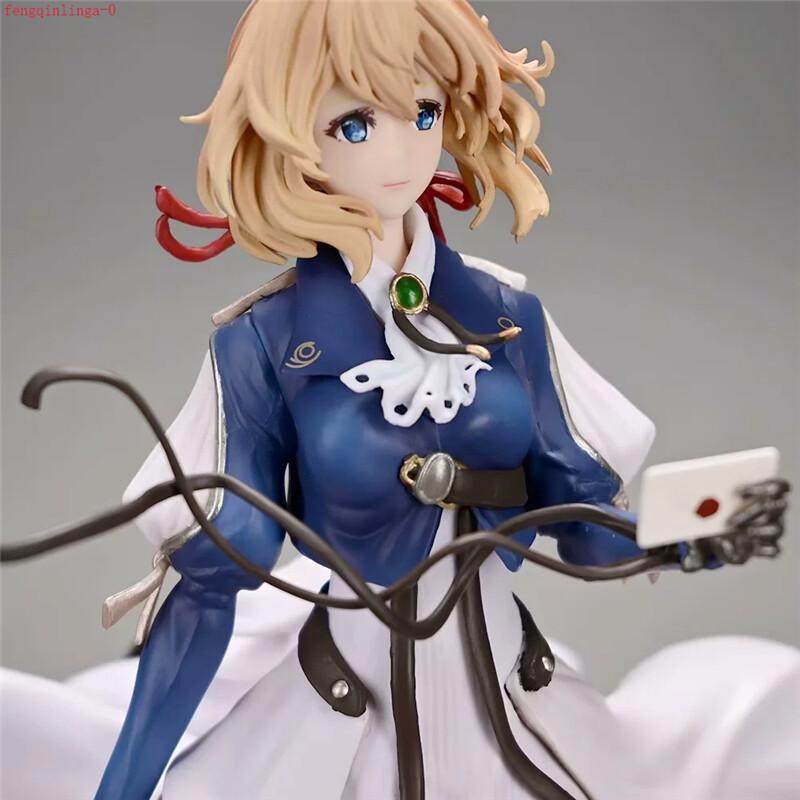 Anime Violet Evergarden 1/7 Scale Figure Collectible Model Doll Toys Gift 25cm