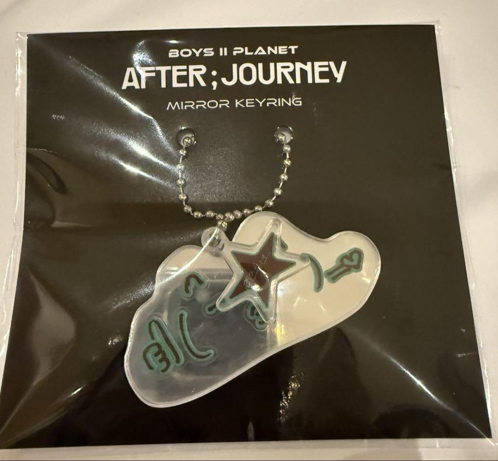 [USED] Lizhao BOYSIIPLANET Boypla 2 Archive Exhibition Mirror Key Ring