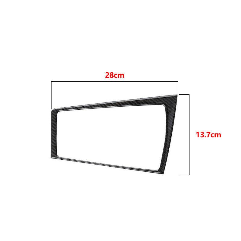 For VW Golf 8 GTI MK8    Car Interior Accessories Soft Carbon Fiber Decorative Stickers Gear Shift Panel Cover Trim