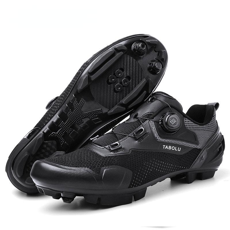 Pro Cycling Shoes MTB Mens Road Flat Speed Shoes Mens Route Shoes Cycling Race Cleats Women's Cycling Hiking ShoesSpd Mtb Shoes