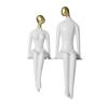 Resin Abstract Figure Sculpture Creative Craft Ornaments Couple Statue Decorative Figurines Home Decoration Accessories