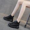 Autumn and winter women's shoes new trendy tube versatile dad shoes platform muffin inner height increase casual sports shoes