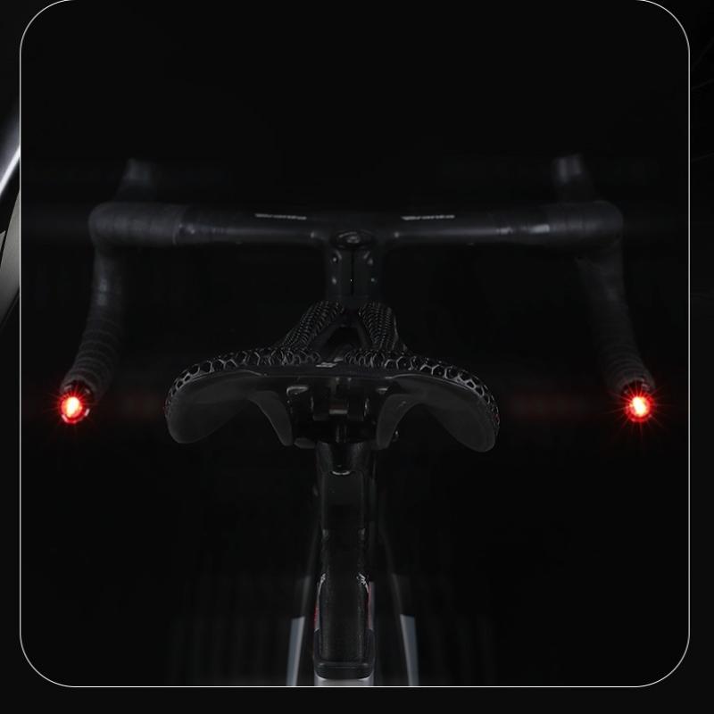 2Pcs Bicycle Handlebar LED Light Plug Intelligent Turn Signal Waterproof for Safe Touring