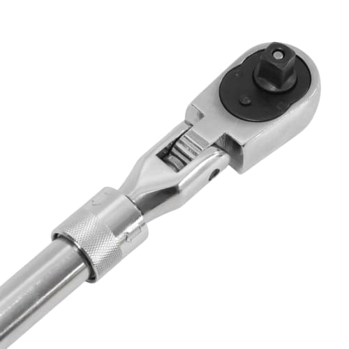 STEELMIGHT Ratchet Handle, Ratchet Wrench, 9.5mm Drive, 3/8" 72-Tooth Gear, Telescoping, Swivel Type, Flex Ratchet Handle