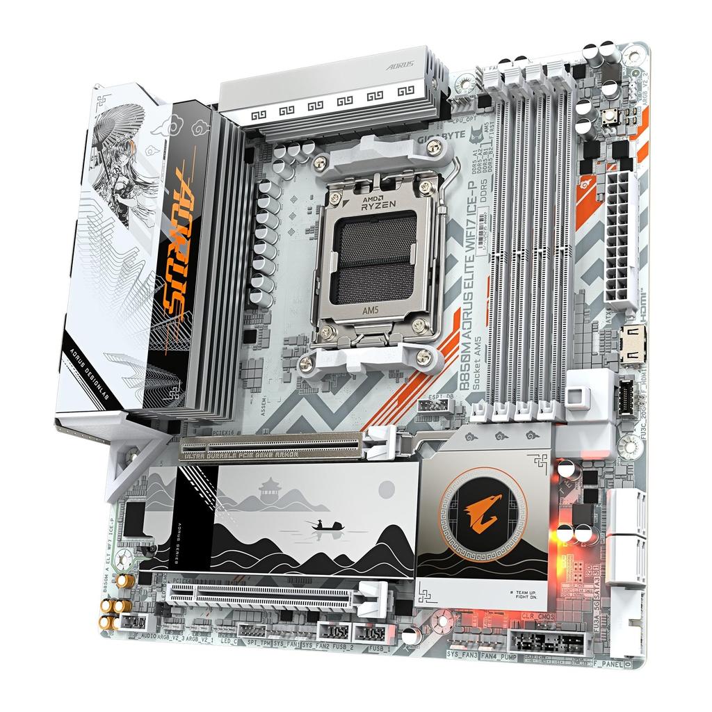 Gigabyte B850M AORUS ELITE WIFI7 Shinyo Rin Model Motherboard MB6898 ICE-P Micro-ATX