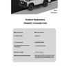 With Base 1/32 Land Rover Defender Off-Road Vehicle Die-cast Metal Camper Van Model Children's Toy Car Boy Gift Ornaments